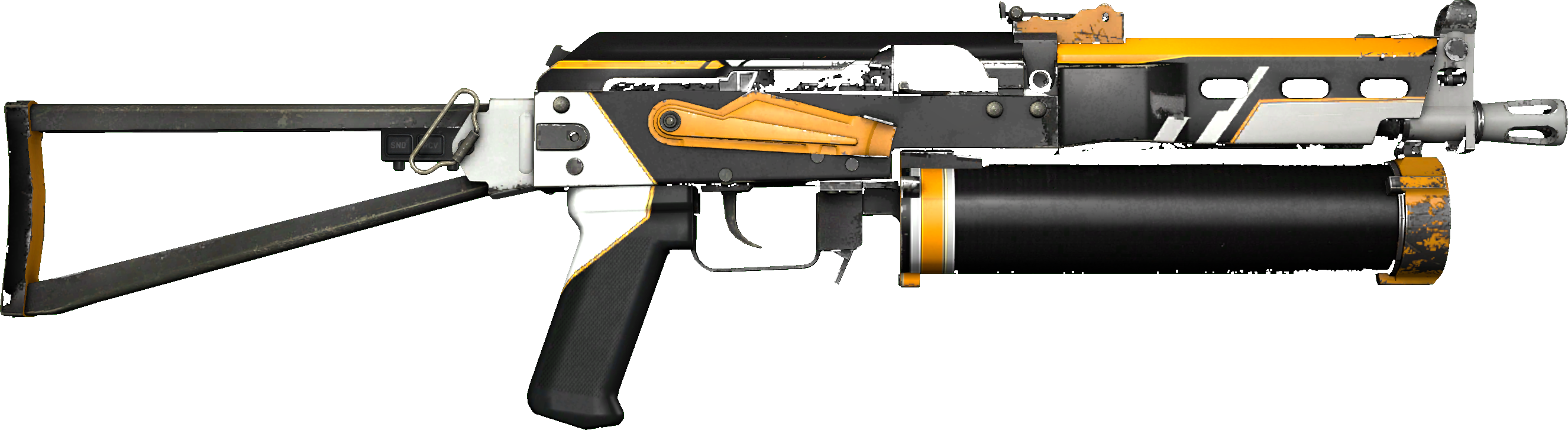 Backside of skin StatTrak™ PP-Bizon | Osiris