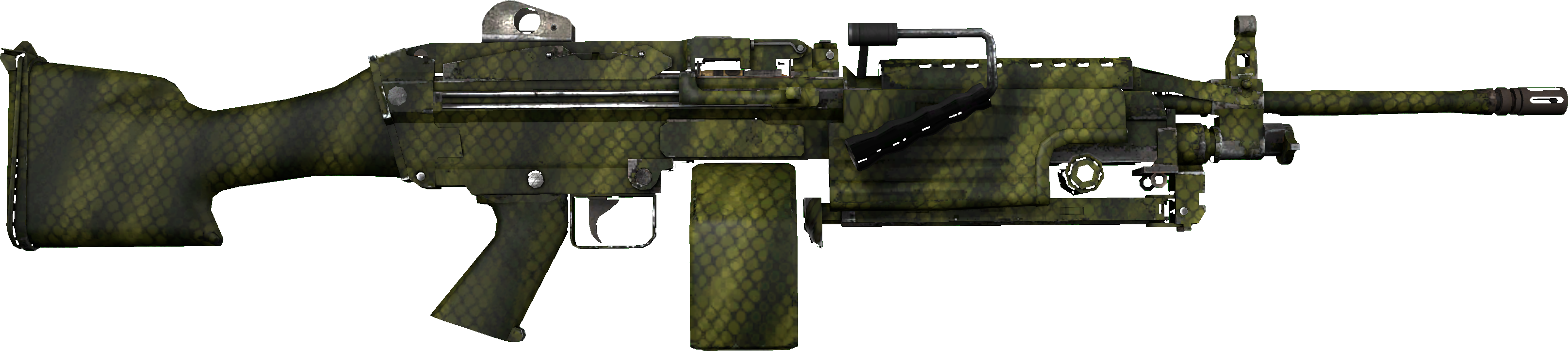 Backside of skin M249 | Gator Mesh