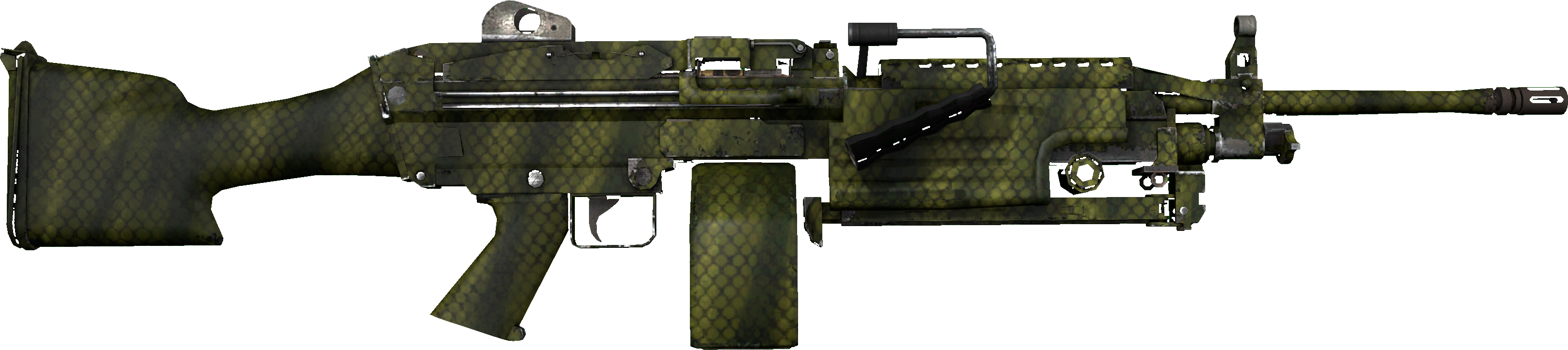 Backside of skin M249 | Gator Mesh