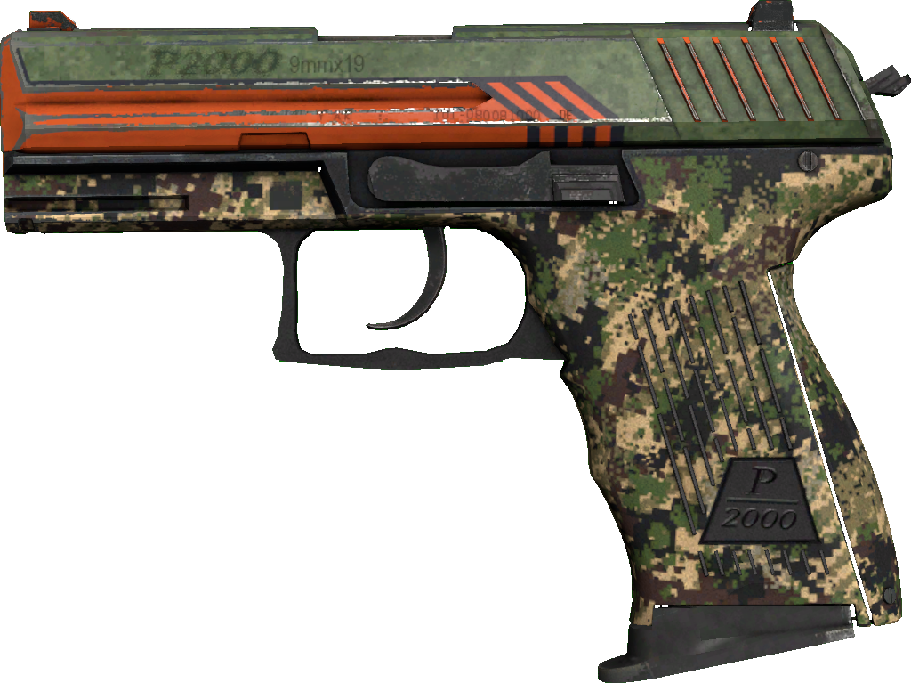 Playside of skin P2000 | Woodsman