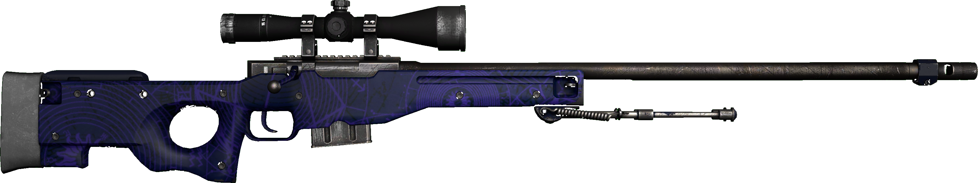 Backside of skin AWP | Sun in Leo