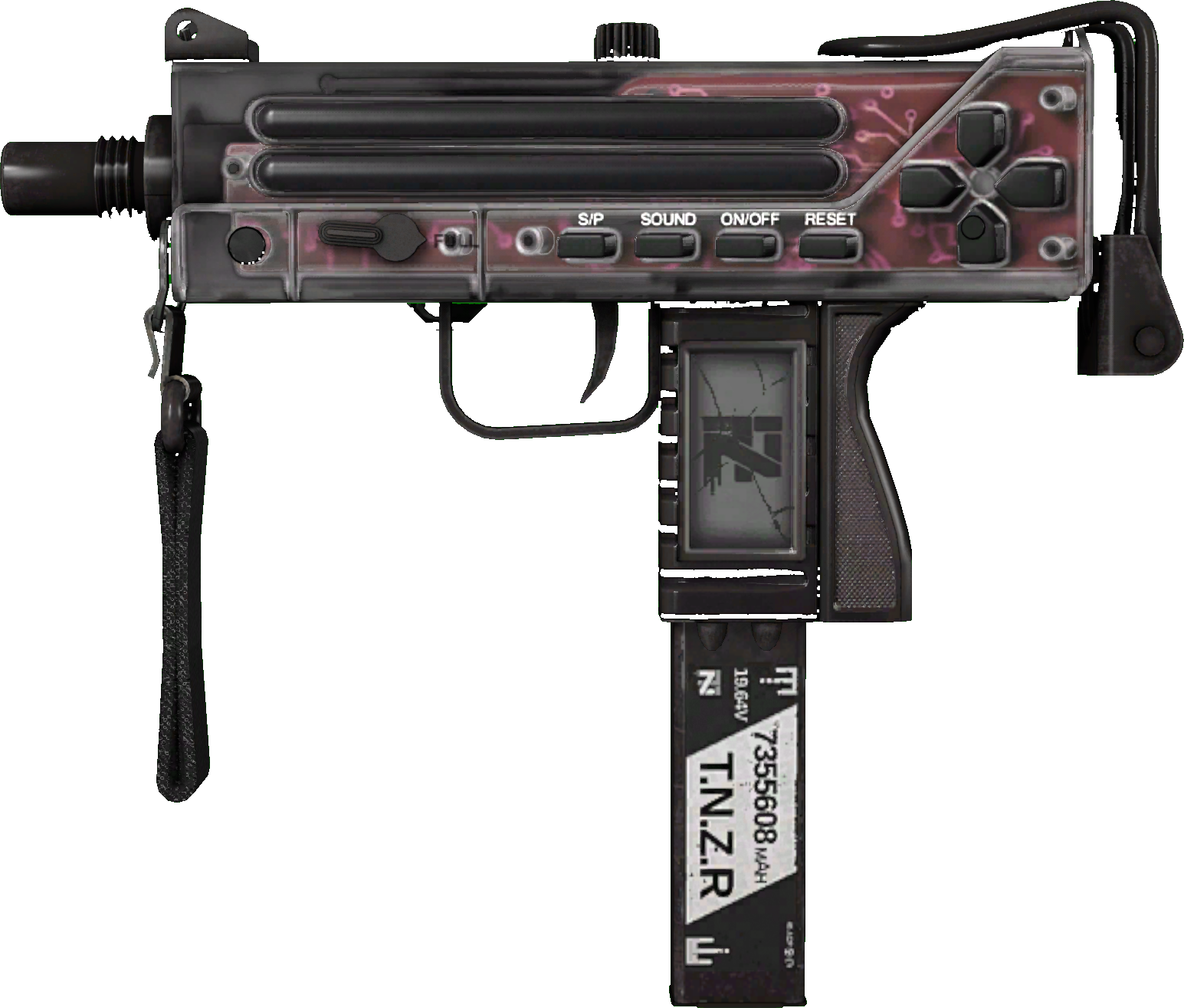 Playside of skin MAC-10 | Button Masher